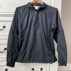 Nike Golf Clima Fit Black Quarter Zip Jacket. Size Medium. EUC